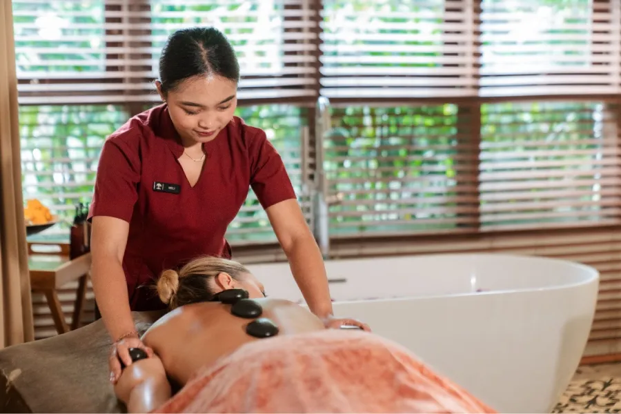 Hot Stone Therapy at Tejas Spa Bisma | A Journey to Wellness Spa In Ubud